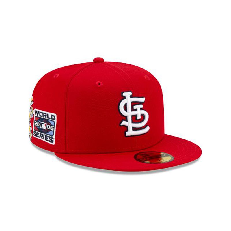 MLB St. Louis Cardinals State Flower 59Fifty Fitted (EAM5938) - Red New Era Caps